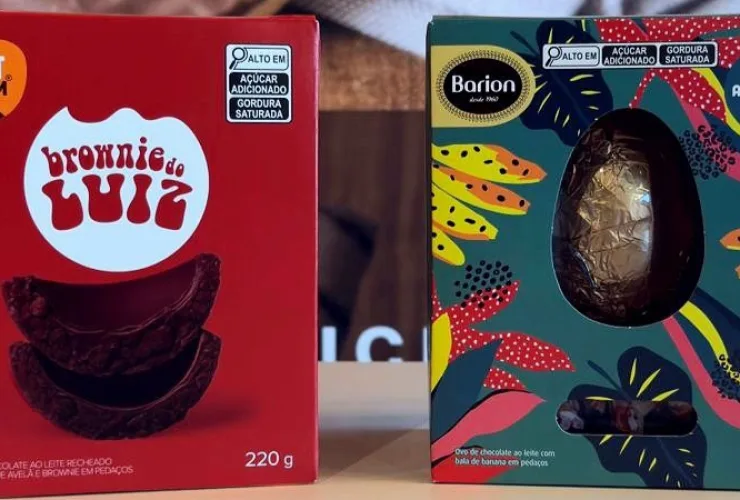 Ovo de Páscoa Barion com pedaços de bala de banana de Antonina em edição especial de Páscoa 2026