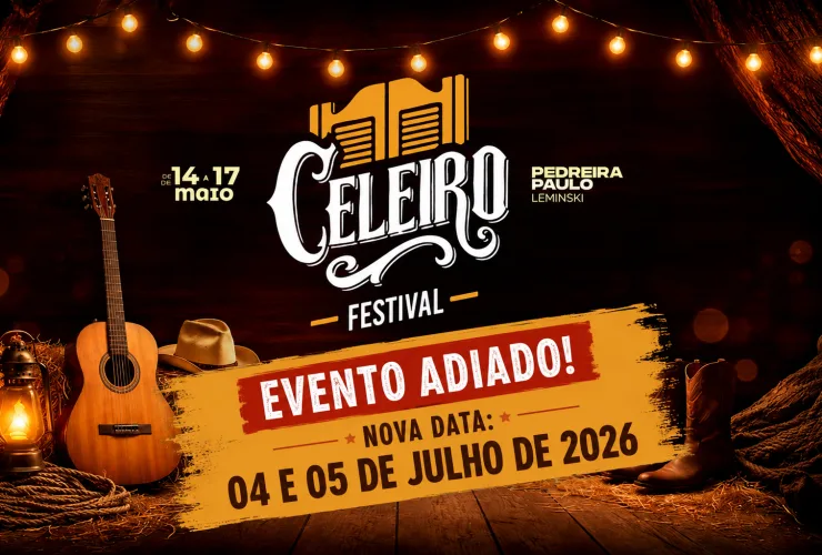 Informamos que foi adiado e acontecerá nos dias 04 e 05 de julho de 2026, na Pedreira Paulo Leminski.