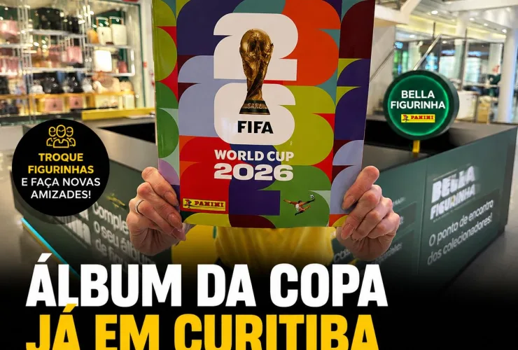 Shopping Curitiba inaugura espaço para compra e troca de figurinhas da Copa