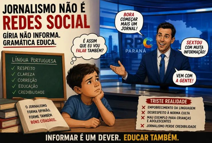 Quando o jornalismo abandona a Língua Portuguesa para “falar a língua da internet”