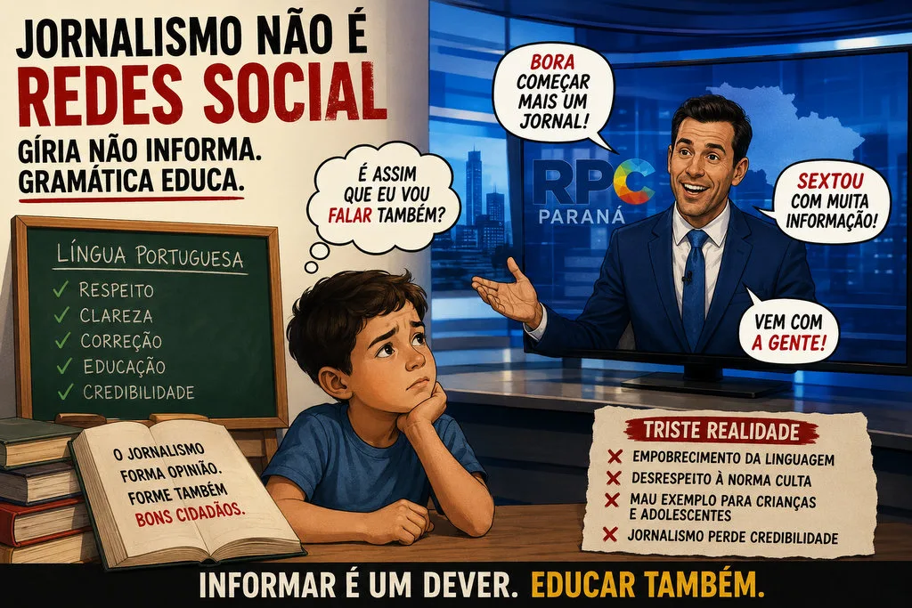Quando o jornalismo abandona a Língua Portuguesa para “falar a língua da internet”