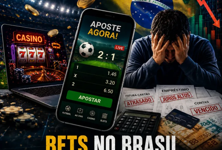 A febre das bets no Brasil: regulamentacao, dividas e o poder das gigantes internacionais
