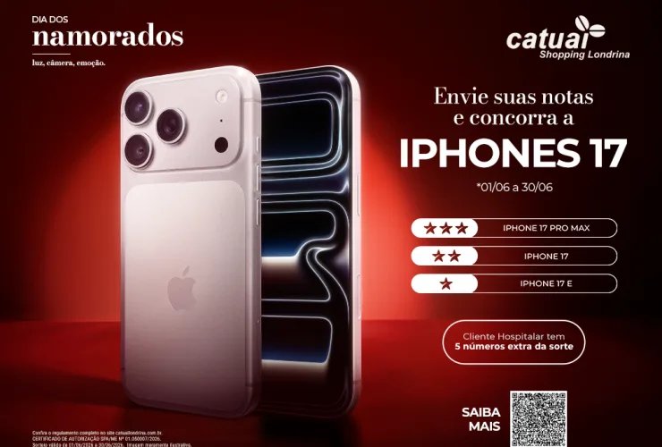 Catuaí Londrina lança campanha de Dia dos Namorados com sorteio de iPhones