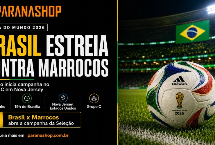 Seleção Brasileira estreia contra o Marrocos na Copa do Mundo 2026 em Nova Jersey