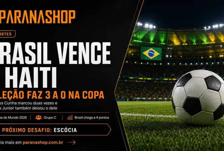 Brasil vence Haiti por 3 a 0 na Copa do Mundo 2026 com gols de Matheus Cunha e Vinicius Junior