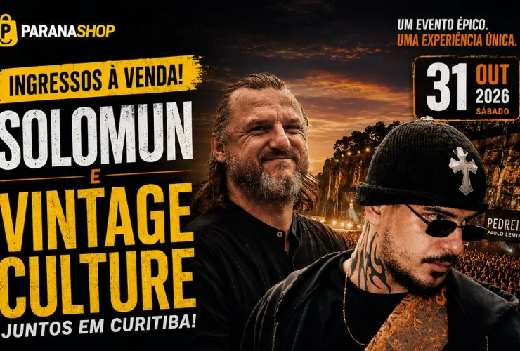 Show de música eletrônica na Pedreira Paulo Leminski com DJs Solomun e Vintage Culture em Curitiba