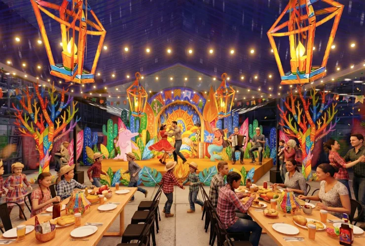 Terraço Junino 2026 transforma o Pátio Batel em um universo de lendas, sabores e música ao vivo