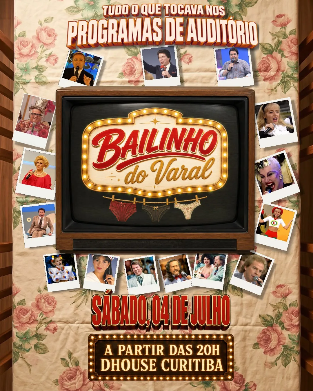 Bailinho do Varal resgata nostalgia dos anos 80 e 90 em Curitiba