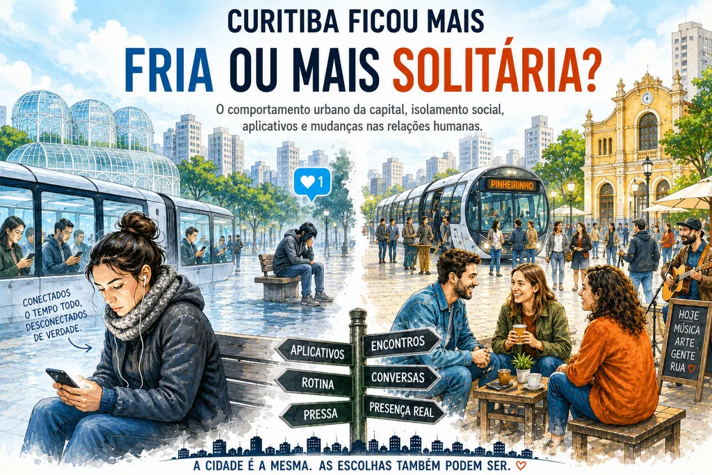 Curitiba ficou mais fria ou mais solitária?