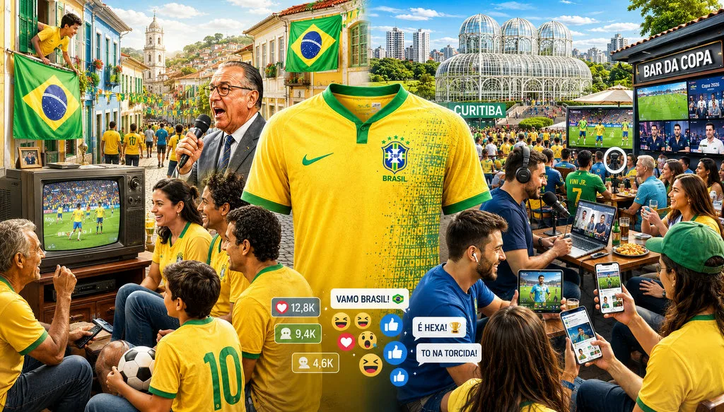 Interesse pela Seleção na Copa 2026 divide torcedores e desafia audiência da TV