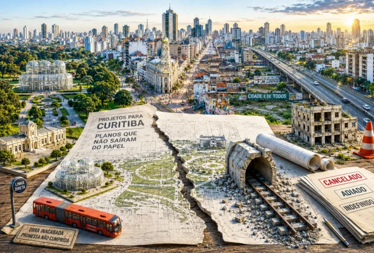 Os maiores fracassos urbanos de Curitiba que ainda geram debate na cidade