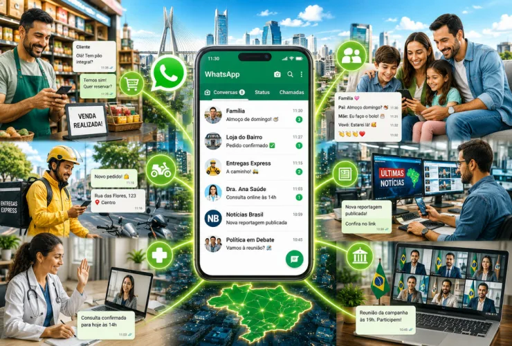 WhatsApp como o aplicativo virou ferramenta de trabalho, venda e política no Brasil