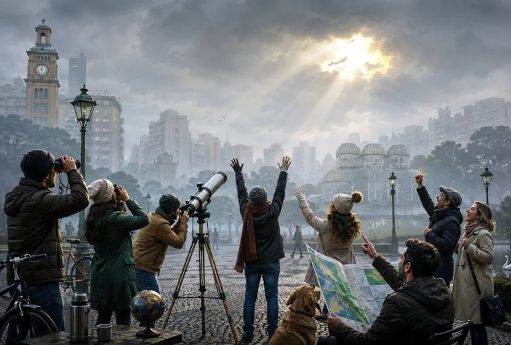 Falta de Sol em Curitiba já preocupa moradores que começam a esquecer a cor do céu
