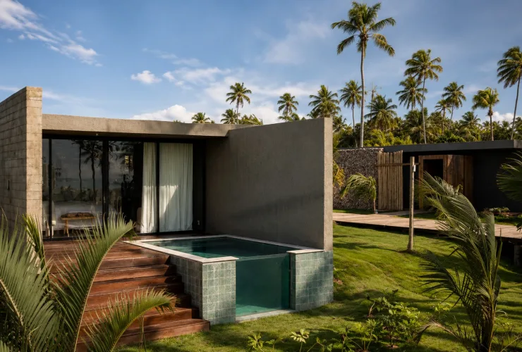 Praia do Patacho ganha hotel boutique pé na areia exclusivo para adultos
