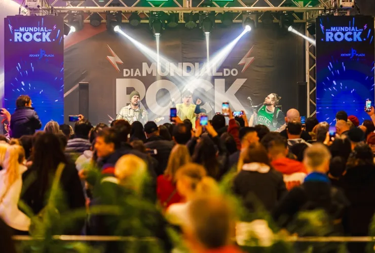 Jockey Plaza transforma estacionamento em “rock de garagem” para celebrar o Dia do Rock