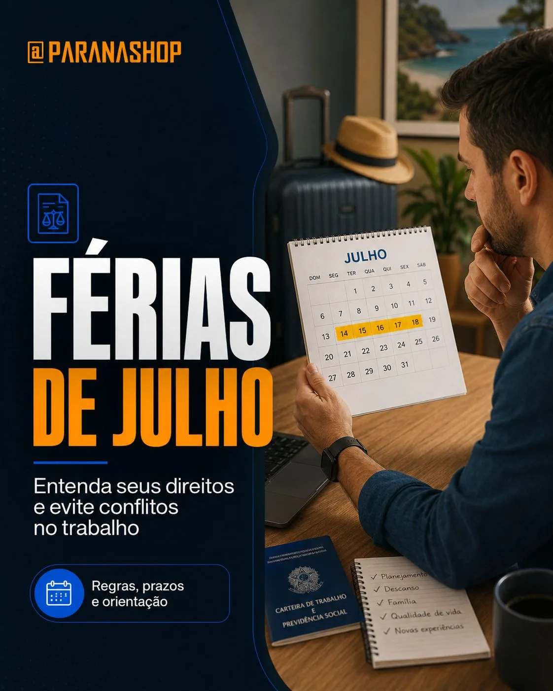 Férias de julho: entenda o que é direito e como evitar conflitos no trabalho
