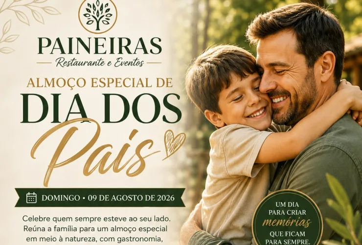 Paineiras prepara almoço especial de Dia dos Pais em Curitiba
