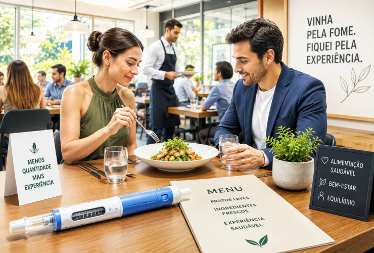 Canetas emagrecedoras começam a alterar hábitos de consumo e desafiam restaurantes a reinventar cardápios e experiências gastronômicas.