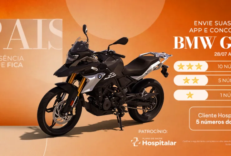 Dia dos Pais no Catuaí tem sorteio de moto BMW e Compre & Ganhe