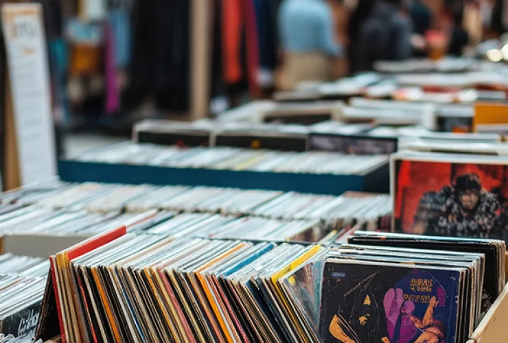 Feira gratuita reúne mais de 5 mil discos de vinil neste fim de semana