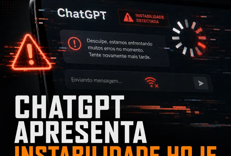 ChatGPT apresenta instabilidade nesta segunda-feira e usuários relatam erros e lentidão