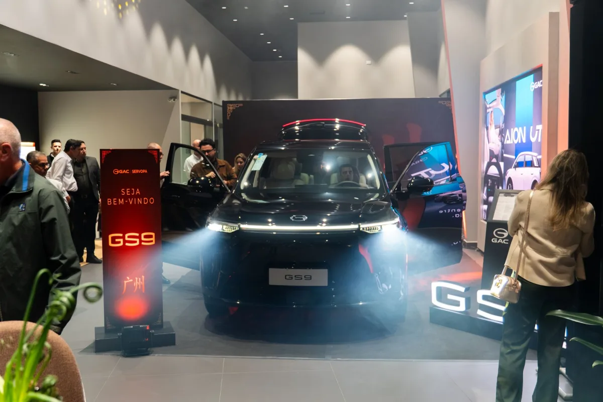 Lançamento do GAC GS9 Créditos: Divulgação GAC Servopa