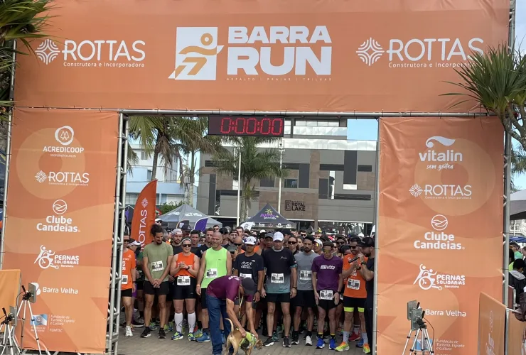 Rottas Barra Run 2026 reúne 847 atletas no litoral de SC em 13 de setembro