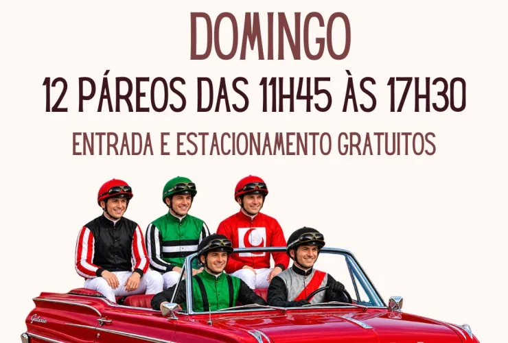 Jockey Club do Paraná terá corridas e exposição de veículos antigos neste domingo