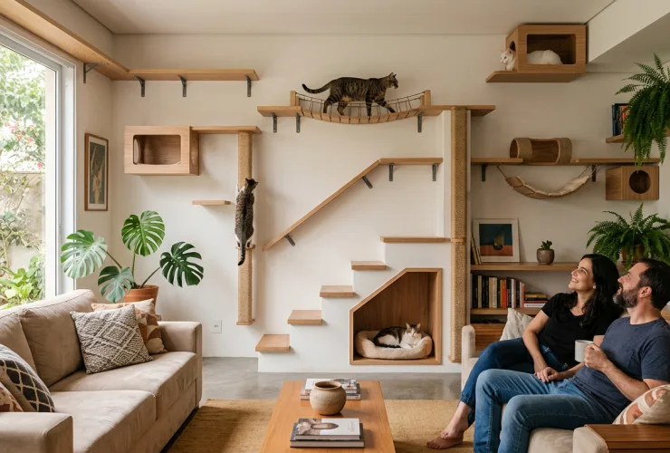 Arquitetura pet friendly une conforto animal, segurança e beleza
