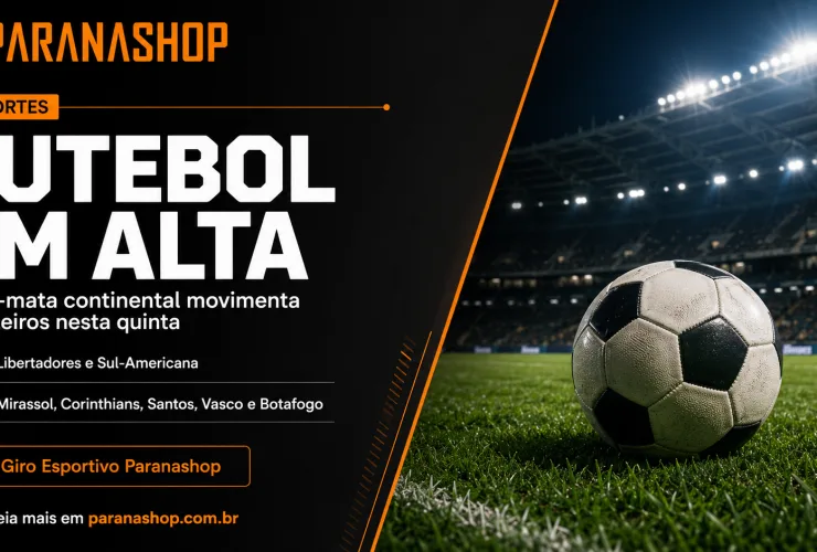 Futebol em alta: mata-mata continental movimenta brasileiros nesta quinta