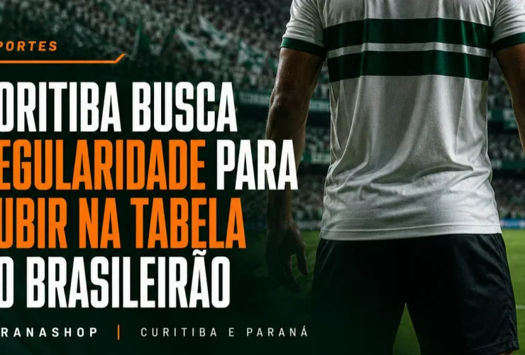 Coritiba busca regularidade para subir na tabela do Brasileirão