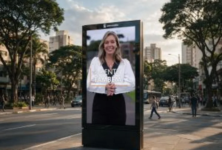 RPC leva apresentadores dos telejornais para painéis digitais de Curitiba