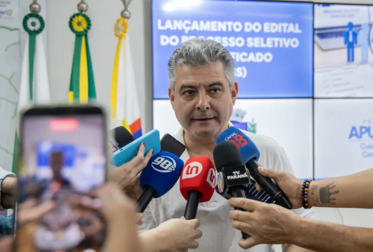 Apucarana abre PSS com 48 vagas e salários de até R$ 11,9 mil