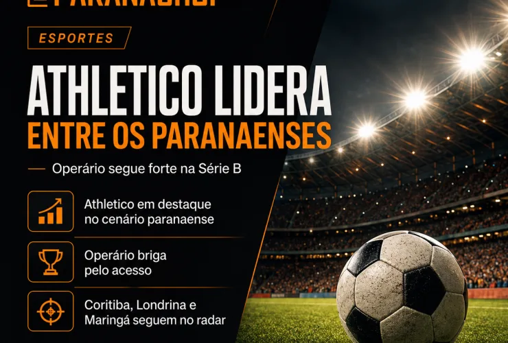 Athletico lidera momento dos paranaenses; Operário segue forte na Série B