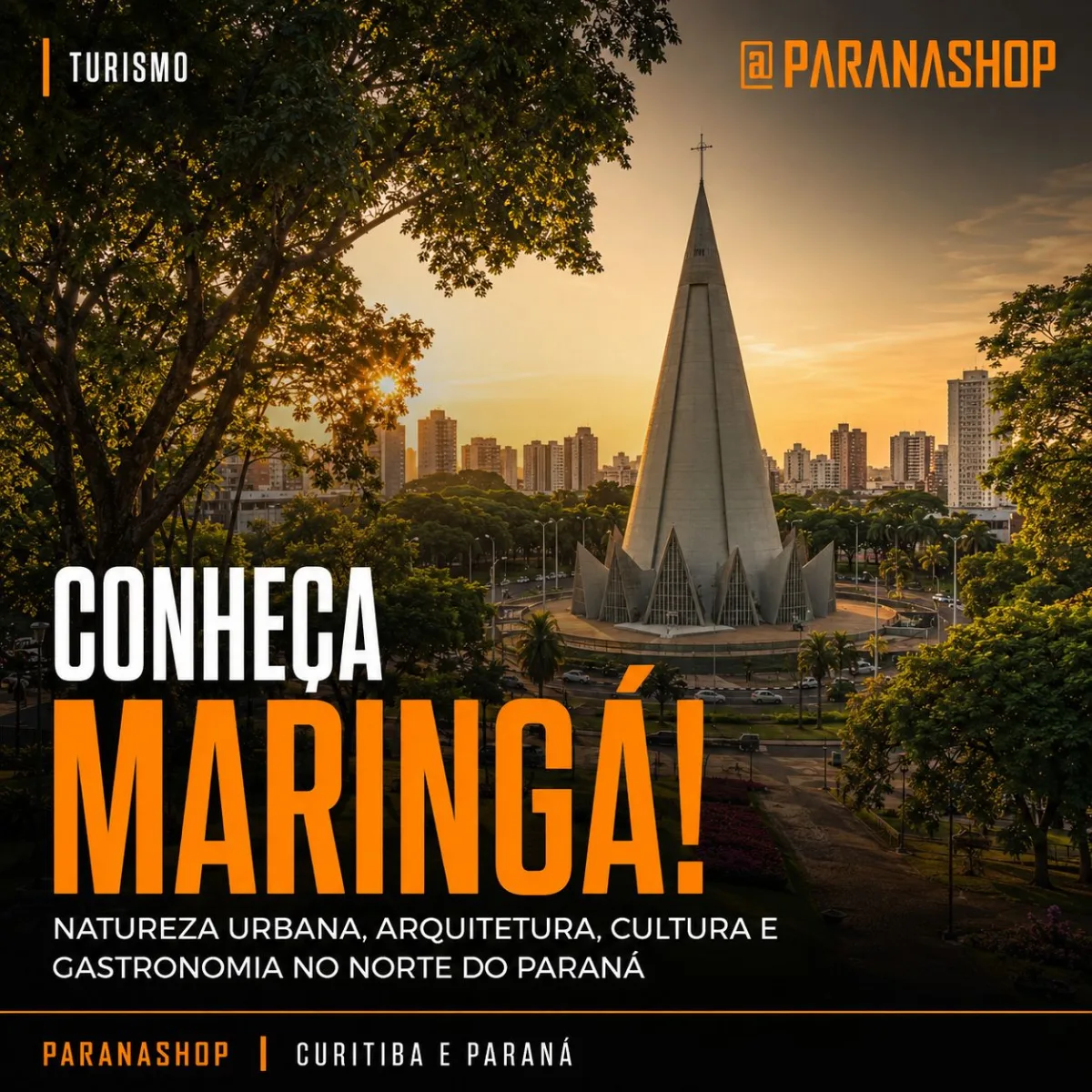 Conheça Maringá: parques, cultura japonesa e turismo urbano no Norte do Paraná