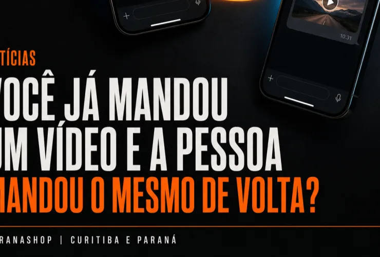 Pessoa recebe no celular o mesmo vídeo que havia compartilhado anteriormente com um amigo.