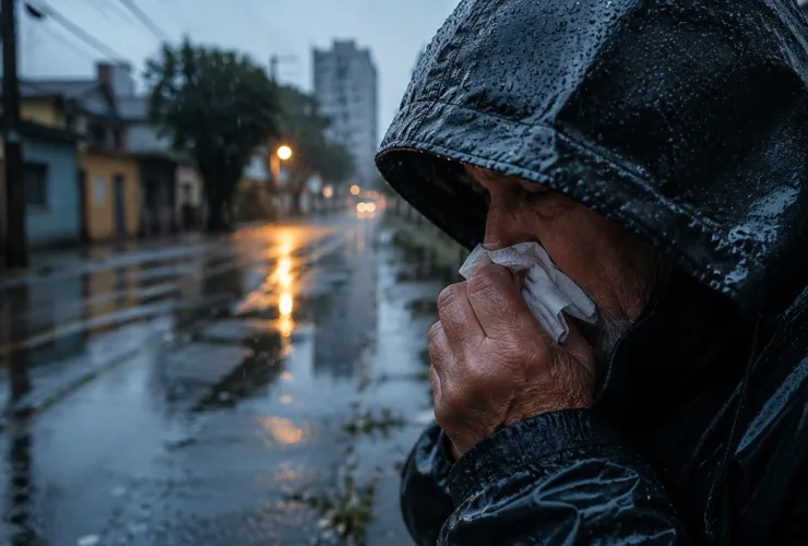 Chuvas em Curitiba aumentam o risco de crises respiratórias