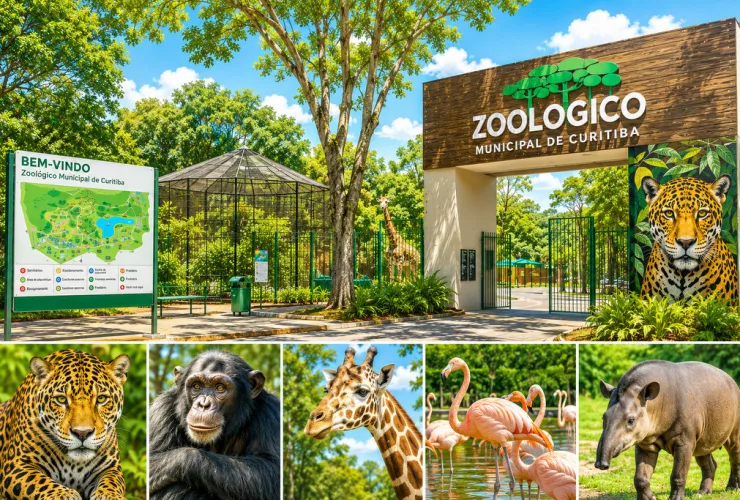 Zoológico de Curitiba no Alto Boqueirão, em área verde do Parque Municipal do Iguaçu