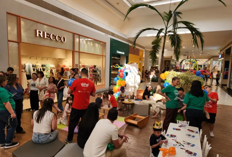 Campanha de conscientização sobre retinoblastoma no Catuaí Shopping Londrina