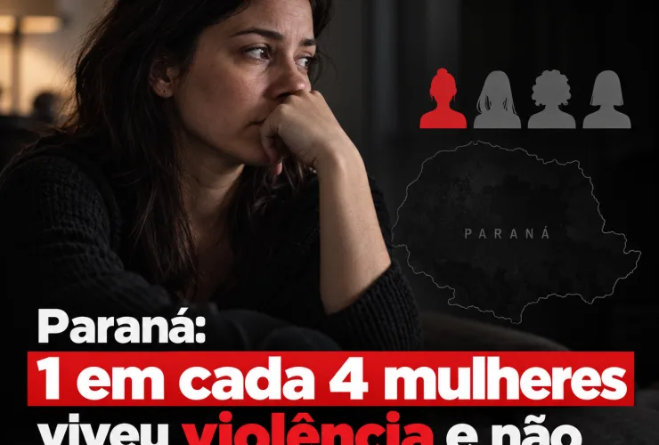 Paraná: 1 em cada 4 mulheres viveu violência e não a reconheceu, diz estudo