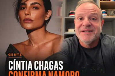 Cíntia Chagas confirma namoro com Rubens Barrichello