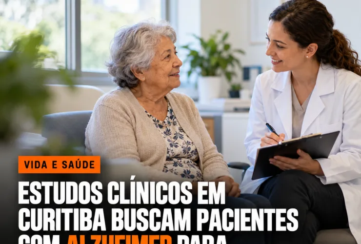 Estudos clínicos em Curitiba buscam pacientes com Alzheimer para tratamentos gratuitos