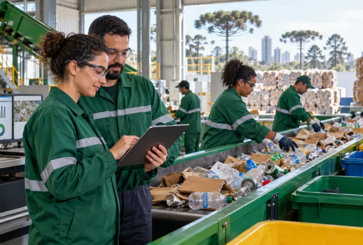 Tecnologia ajuda empresas de reciclagem a profissionalizar a operação em Curitiba