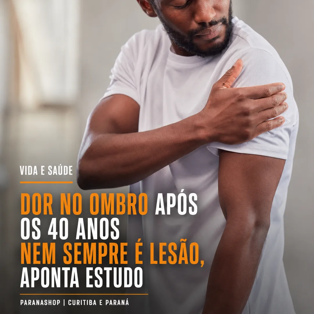 Dor no ombro após os 40 anos nem sempre é lesão, aponta estudo