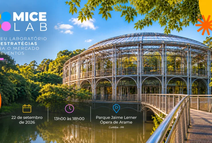 MICE LAB 2026 debate o futuro do mercado de eventos nesta terça (22), na Ópera de Arame