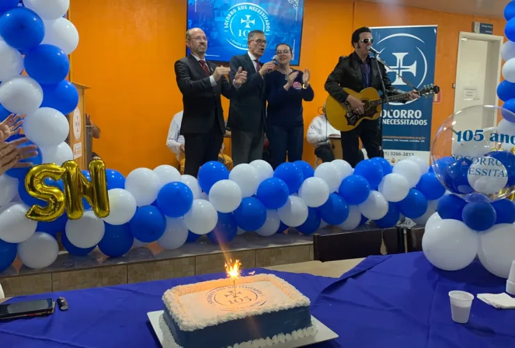 Celebração dos 105 anos da Socorro aos Necessitados no Lar Recanto do Tarumã, em Curitiba