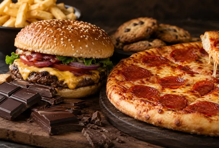 Imagem de divulgação sobre fome emocional e a relação entre alimentação e sentimentos