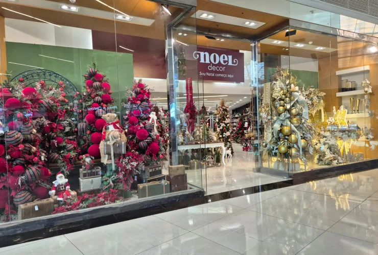 Decoração de Natal da Noel Decor no Catuaí Shopping Londrina
