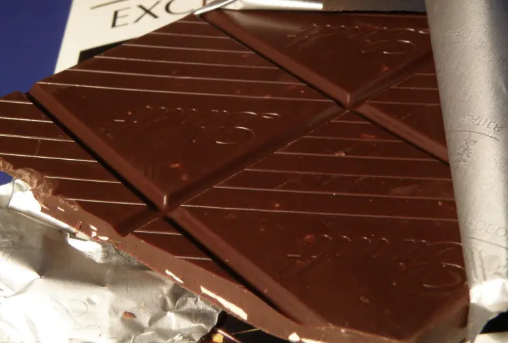Lindt Chocolate: Macro Rotated
