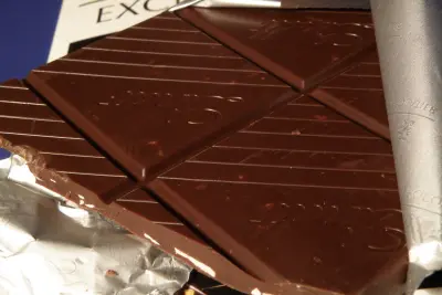 Lindt Chocolate: Macro Rotated